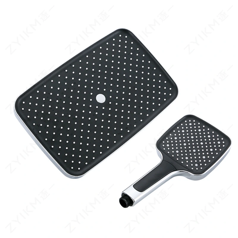 Self Cleaning Handheld Shower Head With Anti Clog Silicone Nozzles